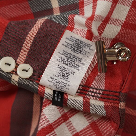 RRL Ralph Lauren Western Plaid Cotton Work Shirt - Picture 12 of 13